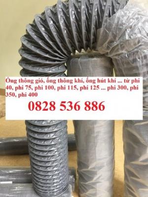 Ống thông gió vải phi 75, #ống thông khí phi 115, ống gió vải Simili phi 125