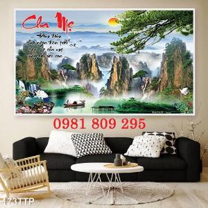 Gạch tranh phong cảnh - con đồ quê hương FSF6