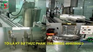 Dây chuyền chiết rót đóng nắp dán nhãn yến hủ