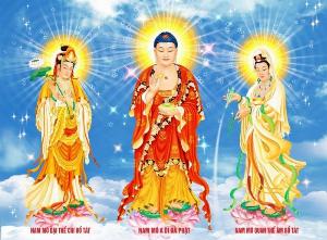 Tranh 3 vị tam thánh - tranh gạch 3d ốp tường - FSS32