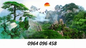 Tranh núi non - tranh gạch 3d núi non - NDR54