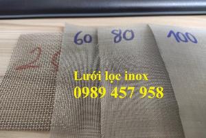 Lưới lọc 100mesh, lưới 40mesh, inox 60mesh, 80mesh, 100mesh, 200mesh, 300mesh