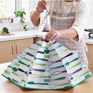 Lồng bàn giữ nhiệt gấp gọn 6 cánh