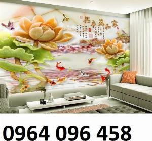 Tranh phong thủy phòng khách - tranh gạch 3d phong thủy - GFD777