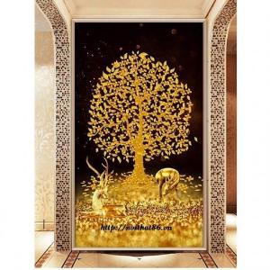 Tranh gạch 3d trang trí phòng khách - 4333XP