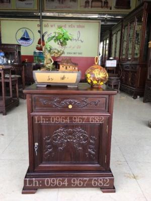 Tủ Táp Đầu Giường T 134 Gỗ Gụ Đẹp - Rẻ - Tiện Lợi