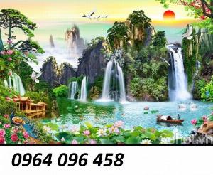 Tranh gạch 3d sơn thủy hữu tình - 5887CN