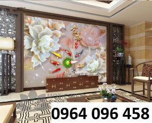 Mẫu tranh gạch 3d ốp tường phòng khách - 955C