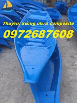 Xuồng nhựa chèo tay composite, thuyền chèo tay cho 2 - 4 người giá rẻ