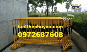 Hàng rào chắn barie, khung hàng rào di động, hàng rào bảo hộ tại Long An