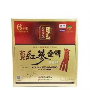 Giá Sốc Nước hồng sâm bồi bổ cơ thể cải thiện sức khoẻ Chính Hãng Pocheon 80ml x 30 gói