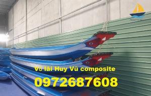 Sản xuất võ lãi, vỏ lãi composite, vỏ xuồng composite giá rẻ