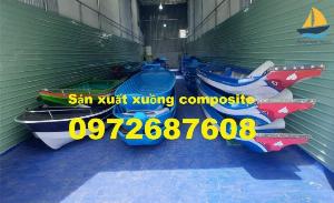 Sản xuất vỏ lãi, vỏ lãi composite, thuyền composite gắn máy tại TP HCM