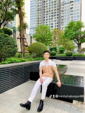Áo thun polo nam thời trang sọc phối màu đẹp