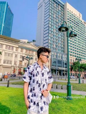Áo sơ mi nam nữ mùa hè ngắn tay có 3 màu