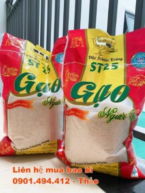 Quy cách bao bì PP dệt đựng Gạo phổ biến là : Bao gạo 5kg, 10kg, 20kg, 25kg, 50kg.