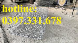 Nơi Sản xuất Rọ đá mạ kẽm, rọ đá bọc nhựa 2x1x0,5, 2x1x1, 1x1x1 giá tốt