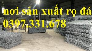 Nơi Sản xuất Rọ đá mạ kẽm, rọ đá bọc nhựa 2x1x0,5, 2x1x1, 1x1x1 giá tốt