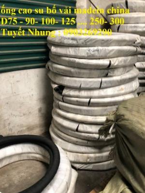 Ống cao su bố vải phi 65 - phi 60 - phi 70 - phi 76 - phi 80 - phi 90 - phi 100 hàng nhập khẩu