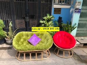 Papasan double chair ghế papasan đôi