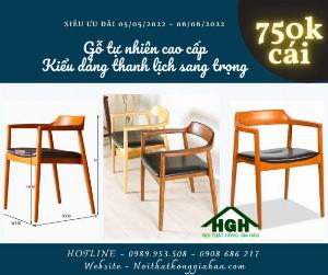 Ghế gỗ phòng ăn Hồng Gia Hân Ms052230