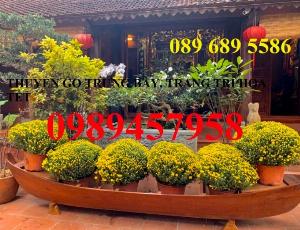 Thuyền gỗ 3m trưng bày nhà hàng, Xuồng gỗ trưng hải sản tại Sài Gòn