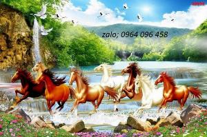 Gạch tranh 3d mã đáo thành công - 077CM