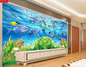 Tranh gạch 3d cá heo - 876GV