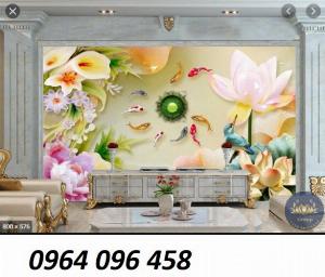 Tranh gạch 3d cá chép - 0999CK