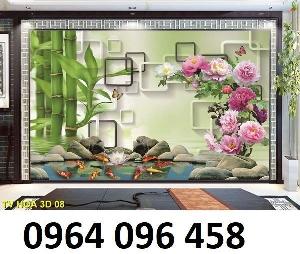 Gạch tranh 3d phòng khách khổ lớn - FDS54