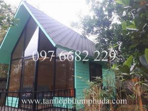 Tấm lợp bitum phủ đá, ngói bitum phủ đá, tấm lợp dán mái bằng bitum