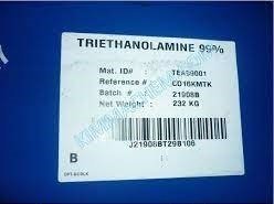 Triethanolamine, C6H15O3N, Trietanol amin, KM