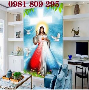 Tranh gạch lòng cháu thương xót - tranh công giáo GDF7