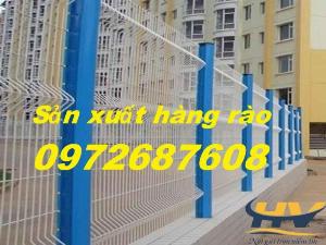 Hàng rào mạ kẽm, hàng rào thép mạ kẽm, hàng rào sơn tĩnh điện tại Nhơn Trạch
