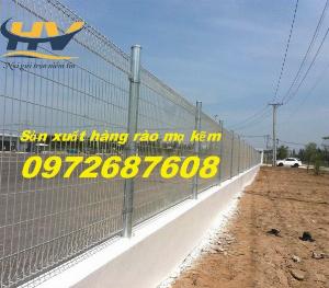Hàng rào mạ kẽm, hàng rào thép mạ kẽm, hàng rào sơn tĩnh điện tại Nhơn Trạch