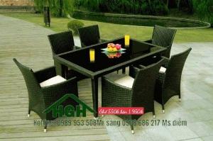 Bàn ghế mây nhựa Tp.HCM HGH052288