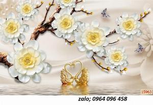 Tranh phong thủy 3d - tranh gạch 3d phong thủy - 844XP