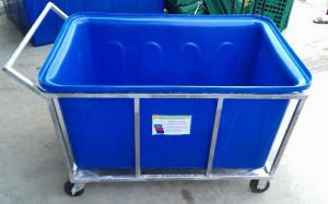 Thùng chữ nhật 750 lit nhựa 1 lớp làm bể nuôi cá, bể bơi