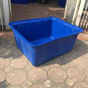 Thùng chữ nhật 750 lit nhựa 1 lớp làm bể nuôi cá, bể bơi