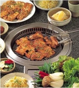 Bếp nướng than hoa Hàn Quốc ( hút âm 0