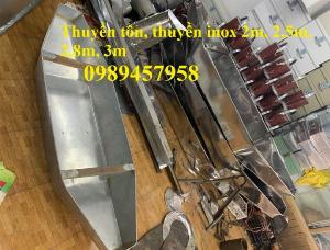 Thuyền tôn đầu vuông 2 người, Thuyền tôn thân tròn 2-3 người