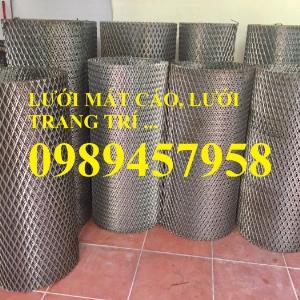Lưới kéo giãn, Lưới trát tường, Lưới mắt cáo mạ kẽm nhúng nóng, Lưới mắt cáo Inox