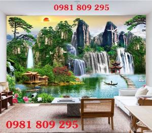 Gạch tranh phong cảnh - thiên nhiên giao hòa GD8
