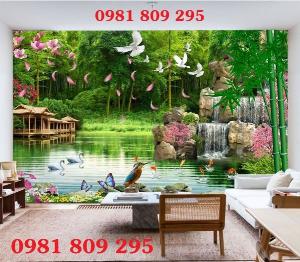 Gạch tranh phong cảnh - thiên nhiên giao hòa GD8