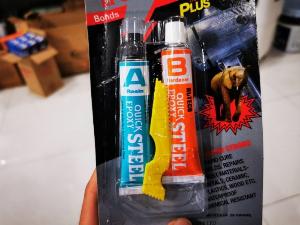 Keo Siêu Dính 2 Thành Phần AB Quick Epoxy Steel ALTECO Thái Lan