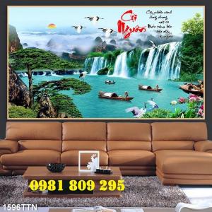 Gạch tranh thiên nhiên hùng vỹ - Tranh gạch men HYD5