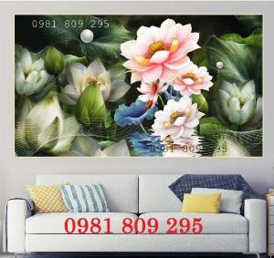 Gạch tranh trống đồng hoa sen GD8
