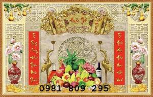 Gạch men ốp tường ban thờ - phúc lộc thọ HG87