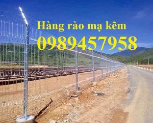 Hàng rào mạ kẽm nhúng nóng phi 4, phi 5 50x200 giao hàng tận nơi