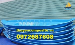 Xuồng ba lá composite, xuồng tam bản, xuồng nhựa giá rẻ